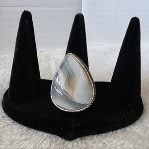 Banded Agate Ring
